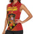 Personalised Spain Football 2024 Women Sleeveless Polo Shirt La Roja The Fourth Time Champion European - Wonder Print Shop