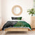 Aotearoa South Africa Rugby Freedom Cup Bedding Set Kiwi Warriors Haka with King Protea Symbol - Wonder Print Shop