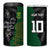 Custom Aotearoa South Africa Rugby Freedom Cup 4 in 1 Can Cooler Tumbler Kiwi Warriors Haka with King Protea Symbol - Wonder Print Shop