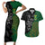Custom Aotearoa South Africa Rugby Freedom Cup Couples Matching Short Sleeve Bodycon Dress and Hawaiian Shirt Kiwi Warriors Haka with King Protea Symbol - Wonder Print Shop