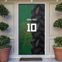 Custom Aotearoa South Africa Rugby Freedom Cup Door Cover Kiwi Warriors Haka with King Protea Symbol - Wonder Print Shop