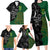 Custom Aotearoa South Africa Rugby Freedom Cup Family Matching Long Sleeve Bodycon Dress and Hawaiian Shirt Kiwi Warriors Haka with King Protea Symbol - Wonder Print Shop