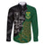 Custom Aotearoa South Africa Rugby Freedom Cup Family Matching Puletasi and Hawaiian Shirt Kiwi Warriors Haka with King Protea Symbol - Wonder Print Shop