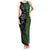 Custom Aotearoa South Africa Rugby Freedom Cup Family Matching Tank Maxi Dress and Hawaiian Shirt Kiwi Warriors Haka with King Protea Symbol - Wonder Print Shop