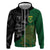 Custom Aotearoa South Africa Rugby Freedom Cup Hoodie Kiwi Warriors Haka with King Protea Symbol - Wonder Print Shop