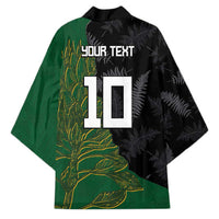 Custom Aotearoa South Africa Rugby Freedom Cup Kimono Kiwi Warriors Haka with King Protea Symbol - Wonder Print Shop