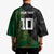 Custom Aotearoa South Africa Rugby Freedom Cup Kimono Kiwi Warriors Haka with King Protea Symbol - Wonder Print Shop