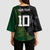 Custom Aotearoa South Africa Rugby Freedom Cup Kimono Sleeve Blouse Kiwi Warriors Haka with King Protea Symbol - Wonder Print Shop