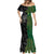 Custom Aotearoa South Africa Rugby Freedom Cup Mermaid Dress Kiwi Warriors Haka with King Protea Symbol - Wonder Print Shop