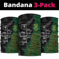 Aotearoa South Africa Rugby Freedom Cup Neck Gaiter Kiwi Warriors Haka with King Protea Symbol - Wonder Print Shop