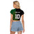 Custom Aotearoa South Africa Rugby Freedom Cup Raglan Cropped T Shirt Kiwi Warriors Haka with King Protea Symbol - Wonder Print Shop