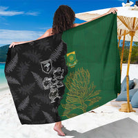 Aotearoa South Africa Rugby Freedom Cup Sarong Kiwi Warriors Haka with King Protea Symbol - Wonder Print Shop