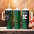 Custom Aotearoa South Africa Rugby Freedom Cup Tumbler With Handle Kiwi Warriors Haka with King Protea Symbol - Wonder Print Shop