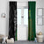 Aotearoa South Africa Rugby Freedom Cup Window Curtain Kiwi Warriors Haka with King Protea Symbol - Wonder Print Shop