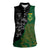 Custom Aotearoa South Africa Rugby Freedom Cup Women Sleeveless Polo Shirt Kiwi Warriors Haka with King Protea Symbol - Wonder Print Shop