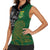 Custom Aotearoa South Africa Rugby Freedom Cup Women Sleeveless Polo Shirt Kiwi Warriors Haka with King Protea Symbol - Wonder Print Shop