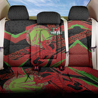 Welsh Celtic-Awen Back Car Seat Cover Wales Y Ddraig Goch with Celtic Knot Sporty - Wonder Print Shop