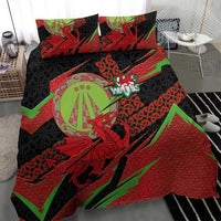 Welsh Celtic-Awen Bedding Set Wales Y Ddraig Goch with Celtic Knot Sporty - Wonder Print Shop
