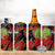 Welsh Celtic-Awen 4 in 1 Can Cooler Tumbler Wales Y Ddraig Goch with Celtic Knot Sporty - Wonder Print Shop