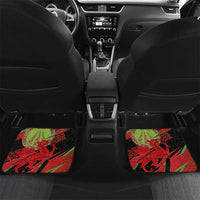 Welsh Celtic-Awen Car Mats Wales Y Ddraig Goch with Celtic Knot Sporty - Wonder Print Shop