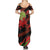 Welsh Celtic-Awen Family Matching Summer Maxi Dress and Hawaiian Shirt Wales Y Ddraig Goch with Celtic Knot Sporty - Wonder Print Shop