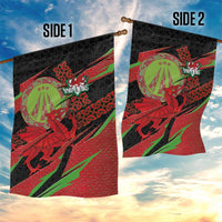 Welsh Celtic-Awen Garden Flag Wales Y Ddraig Goch with Celtic Knot Sporty - Wonder Print Shop