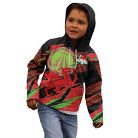 Welsh Celtic-Awen Kid Hoodie Wales Y Ddraig Goch with Celtic Knot Sporty - Wonder Print Shop
