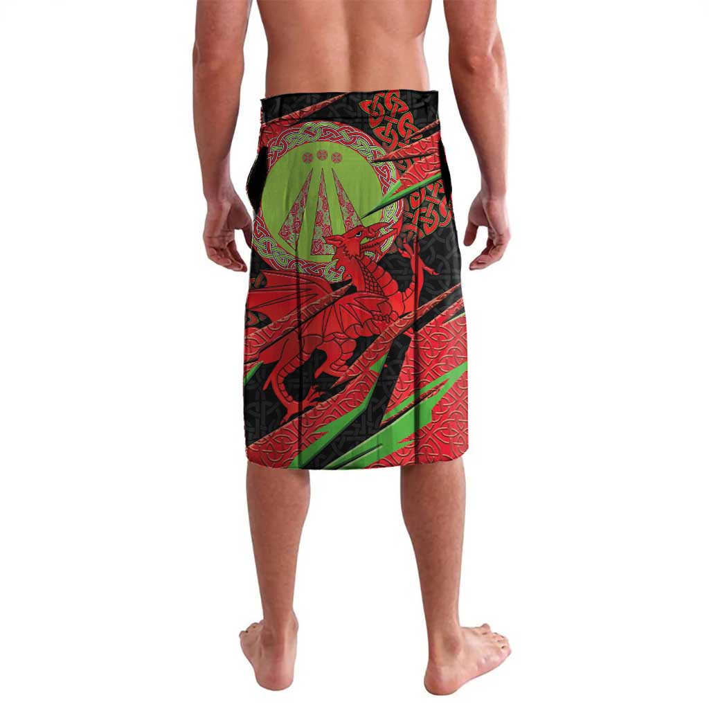 Welsh Celtic-Awen Lavalava Wales Y Ddraig Goch with Celtic Knot Sporty - Wonder Print Shop