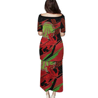 Welsh Celtic-Awen Puletasi Wales Y Ddraig Goch with Celtic Knot Sporty - Wonder Print Shop