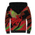 Welsh Celtic-Awen Sherpa Hoodie Wales Y Ddraig Goch with Celtic Knot Sporty - Wonder Print Shop