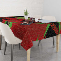 Welsh Celtic-Awen Tablecloth Wales Y Ddraig Goch with Celtic Knot Sporty - Wonder Print Shop