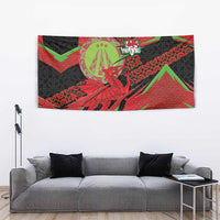Welsh Celtic-Awen Tapestry Wales Y Ddraig Goch with Celtic Knot Sporty - Wonder Print Shop