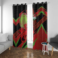 Welsh Celtic-Awen Window Curtain Wales Y Ddraig Goch with Celtic Knot Sporty - Wonder Print Shop