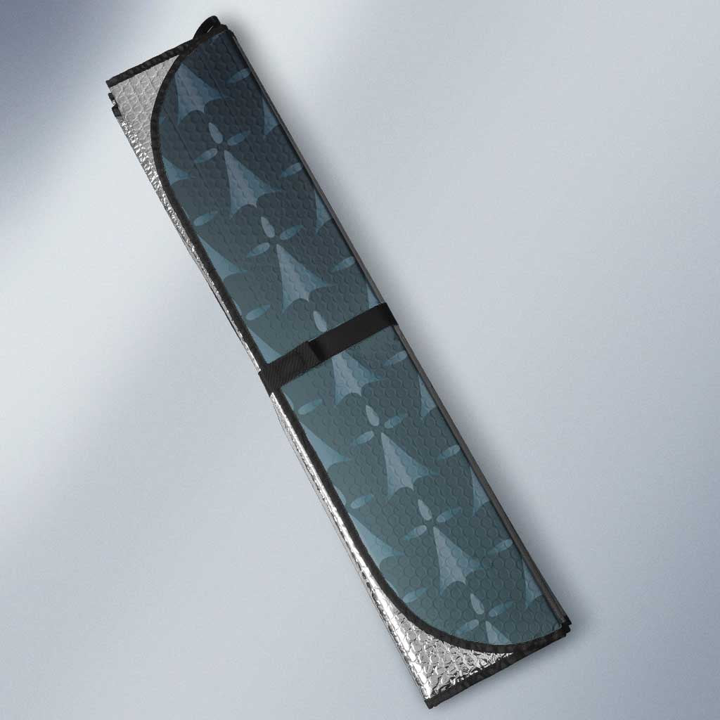 Brittany Triskele Celtic Auto Sun Shade Silver and Gold Sporty Style - Wonder Print Shop