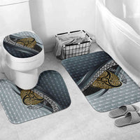 Brittany Triskele Celtic Bathroom Set Silver and Gold Sporty Style - Wonder Print Shop
