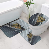 Brittany Triskele Celtic Bathroom Set Silver and Gold Sporty Style - Wonder Print Shop