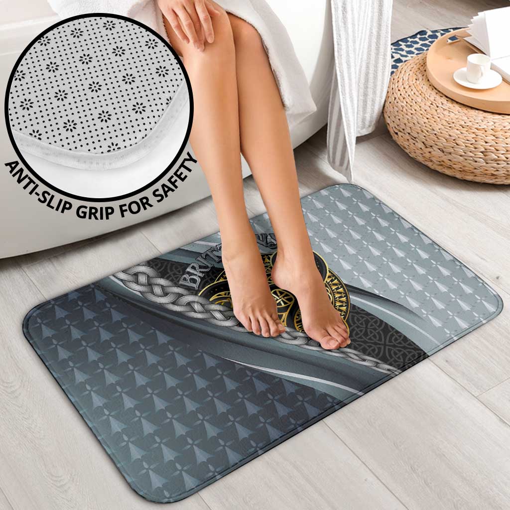 Brittany Triskele Celtic Bathroom Set Silver and Gold Sporty Style - Wonder Print Shop