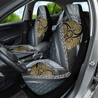 Brittany Triskele Celtic Car Seat Cover Silver and Gold Sporty Style - Wonder Print Shop