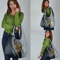 Brittany Triskele Celtic Grocery Bag Silver and Gold Sporty Style - Wonder Print Shop