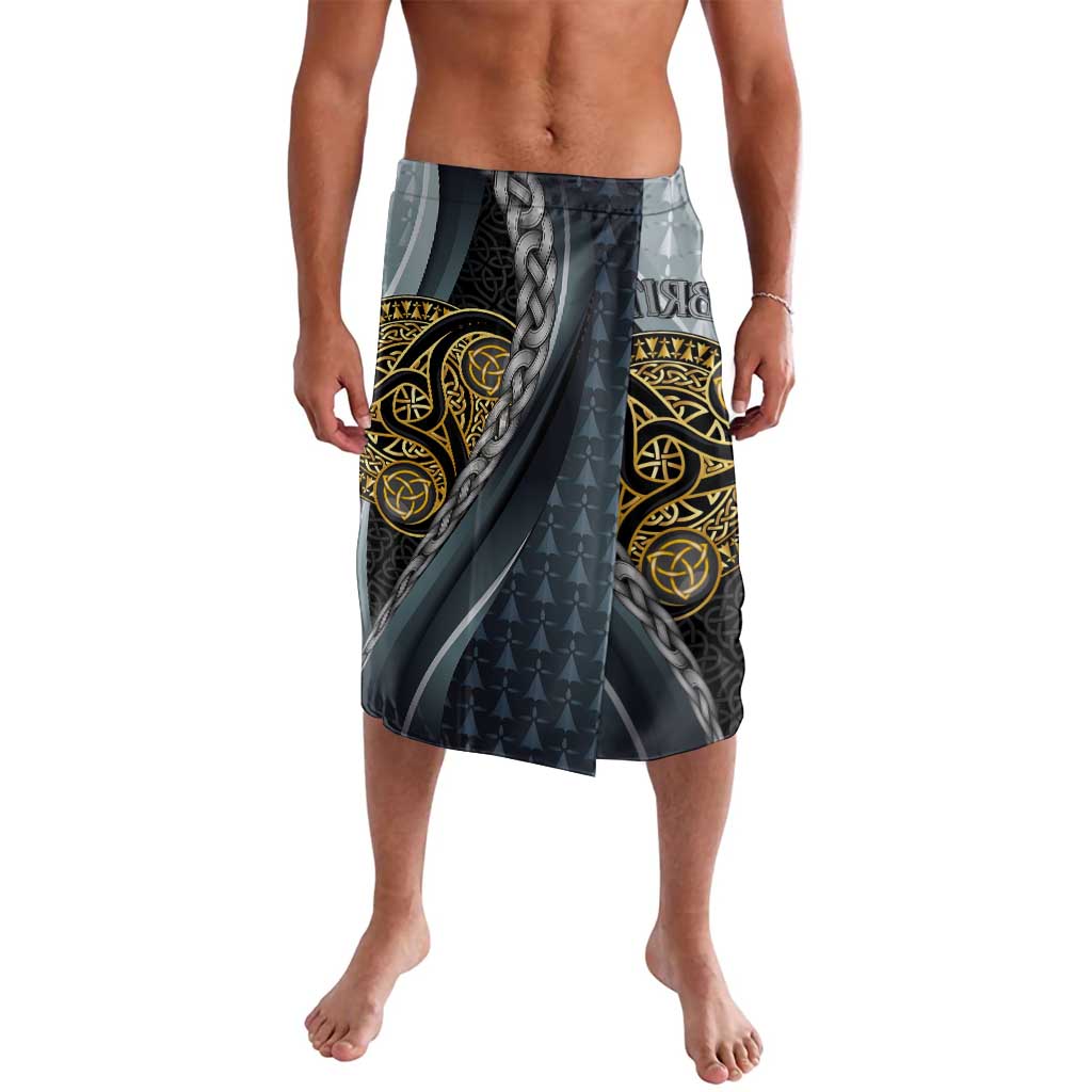 Brittany Triskele Celtic Lavalava Silver and Gold Sporty Style - Wonder Print Shop