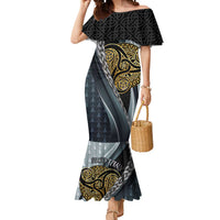 Brittany Triskele Celtic Mermaid Dress Silver and Gold Sporty Style - Wonder Print Shop