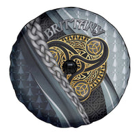 Brittany Triskele Celtic Spare Tire Cover Silver and Gold Sporty Style - Wonder Print Shop