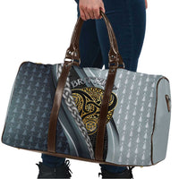 Brittany Triskele Celtic Travel Bag Silver and Gold Sporty Style - Wonder Print Shop