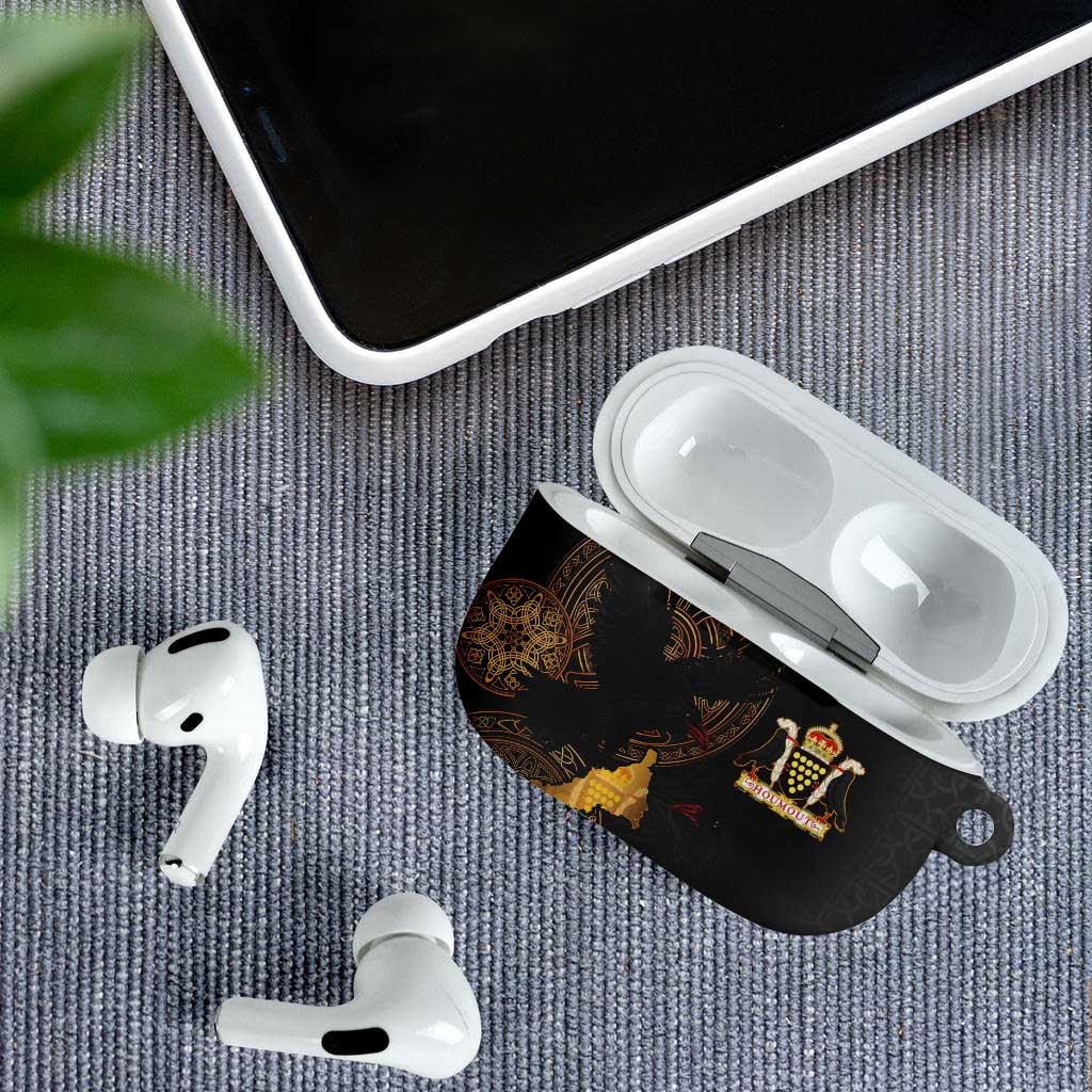 Cornwall Celtic-Chough and Knot AirPods Case - Wonder Print Shop