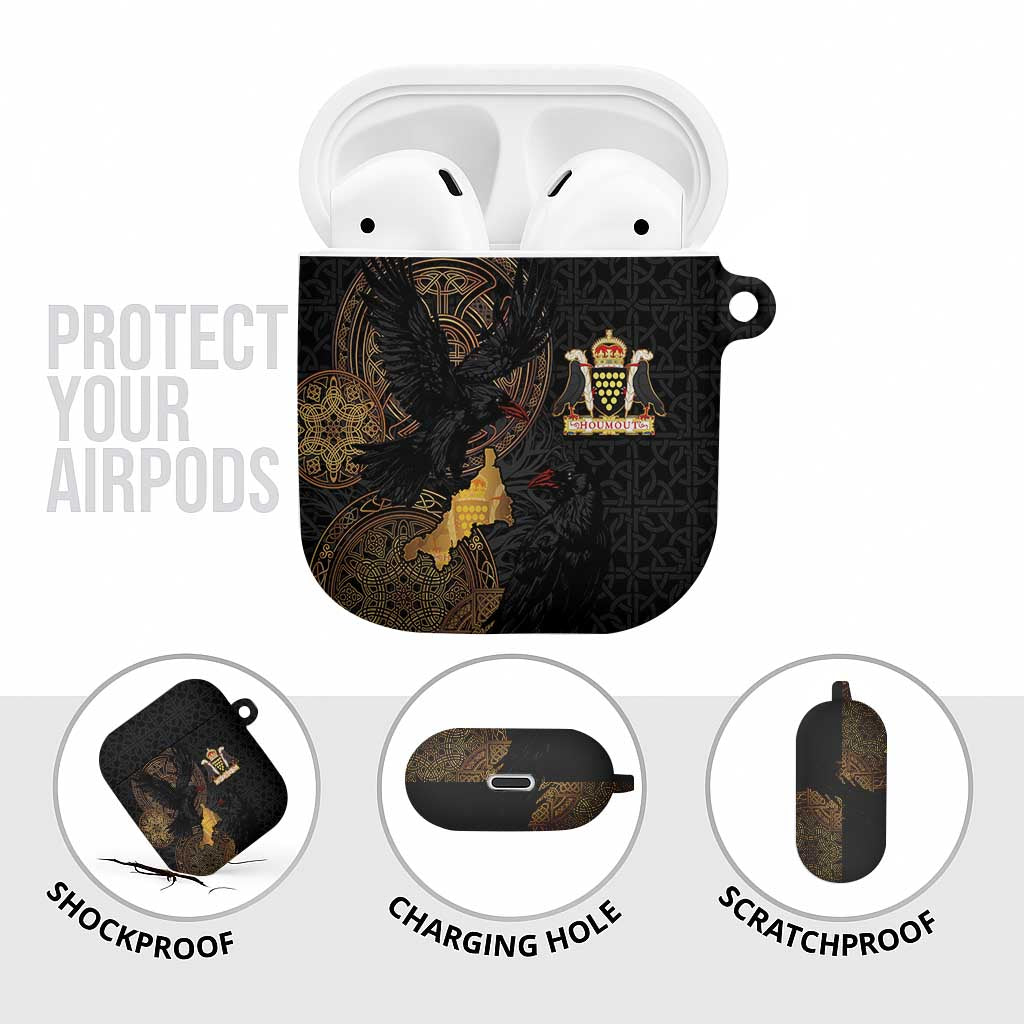 Cornwall Celtic-Chough and Knot AirPods Case - Wonder Print Shop