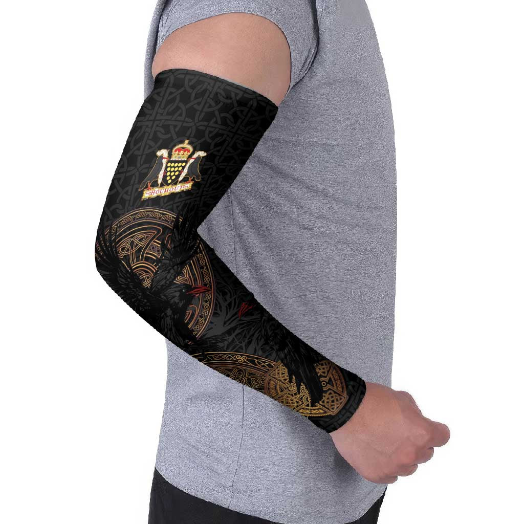 Cornwall Celtic-Chough and Knot Arm Sleeves - Wonder Print Shop