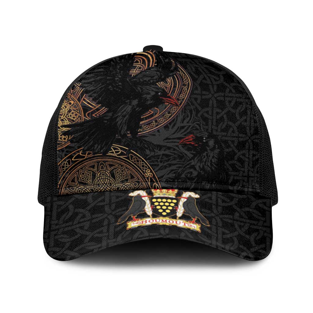 Cornwall Celtic-Chough and Knot Baseball Net Cap - Wonder Print Shop