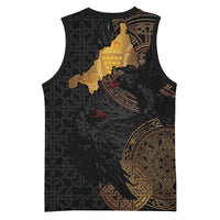 Cornwall Celtic-Chough and Knot Basketball Jersey - Wonder Print Shop