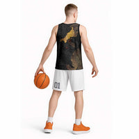 Cornwall Celtic-Chough and Knot Basketball Jersey - Wonder Print Shop