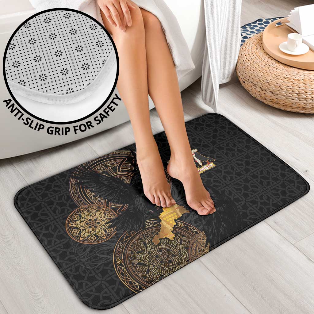 Cornwall Celtic-Chough and Knot Bathroom Set - Wonder Print Shop